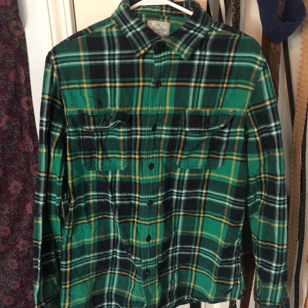 Men’s American eagle heritage flannel